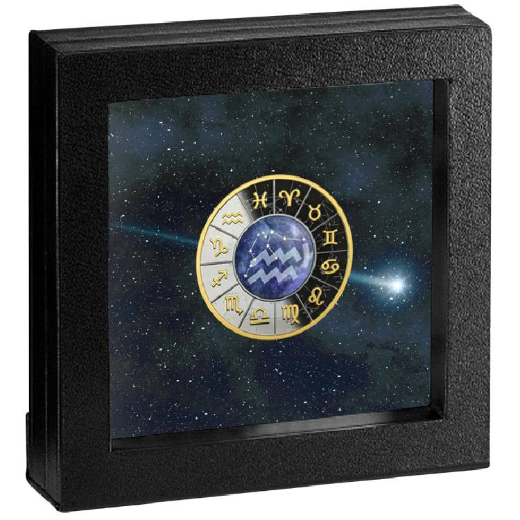 Mint of Poland Aquarius 2023 Cameroon 500 Francs Silver Proof Coin